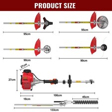 6-in-1 52cc Petrol Garden